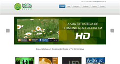 Desktop Screenshot of digitalsignagebrasil.com.br